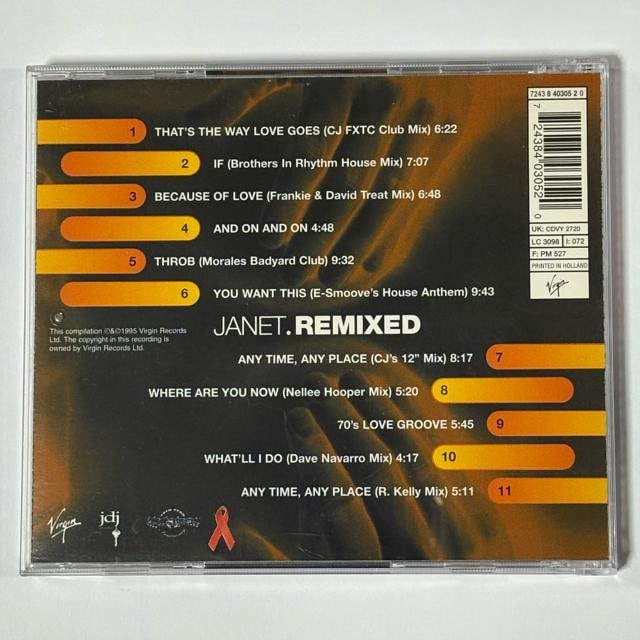 JANET JACKSON / JANET.REMIXED  CD/DVD/rfI 