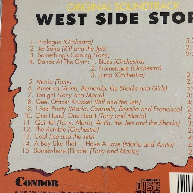 yWEST SIDE STORY [CD]z  CD/DVD/rfI 