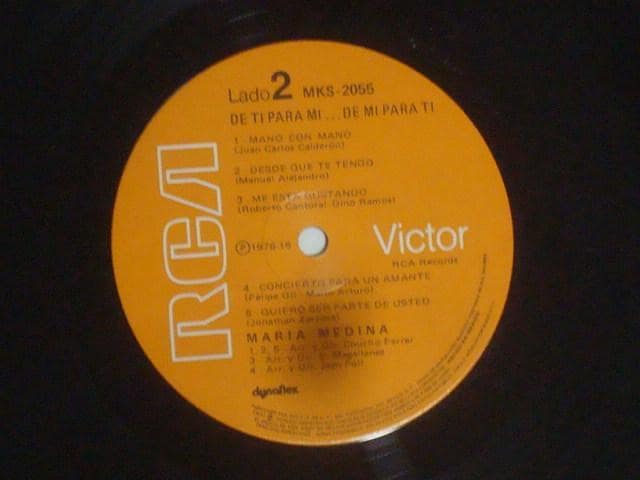 DE TI PARA MI...DE MI PARA TI... / MARIA MEDINA@LVRLP  CD/DVD/rfI 