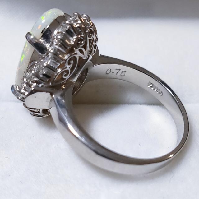 _Ch~zCgIp[ O Pt900 0.75ct 9.6g  ANZT[/v 