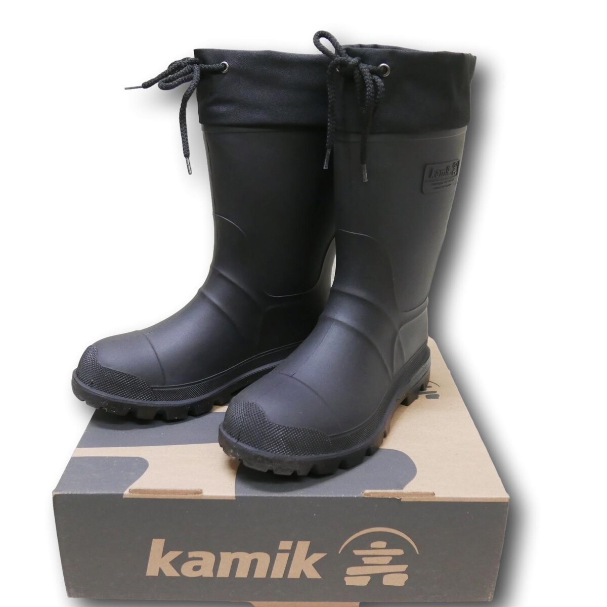 即決☆カミック BK/25cm アイスブレーカー スノーブーツ 防寒