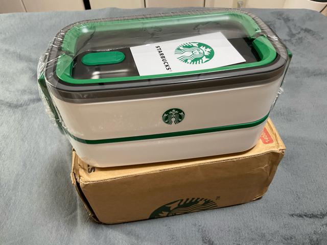 海外限定スタバ スターバックス お弁当箱 1400ML:弁当箱/ランチ