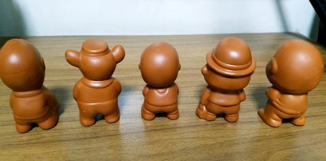5種類有、可選!! 小便小僧 陶器 頭からお湯をかけるとおしっこし