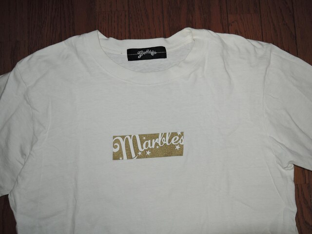 MARBLES }[uY BOX LOGO TEE {bNXS TVc M  TVc Jbg\[ GOLD TMT  uh 