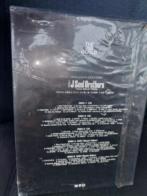 3CD+2DVD\tg OJ Soul Brothers THE JSB WORLD 5DISCS EXILE TRIBE  ^gObY 