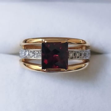 _Ch~K[lbg O K18YG Pt900 2.30ct 0.24ct 13.2g