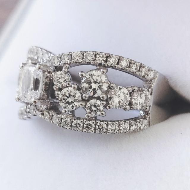 NXJbg _Ch O Pt950 0.328ct 1.20ct 10.0g  ANZT[/v 