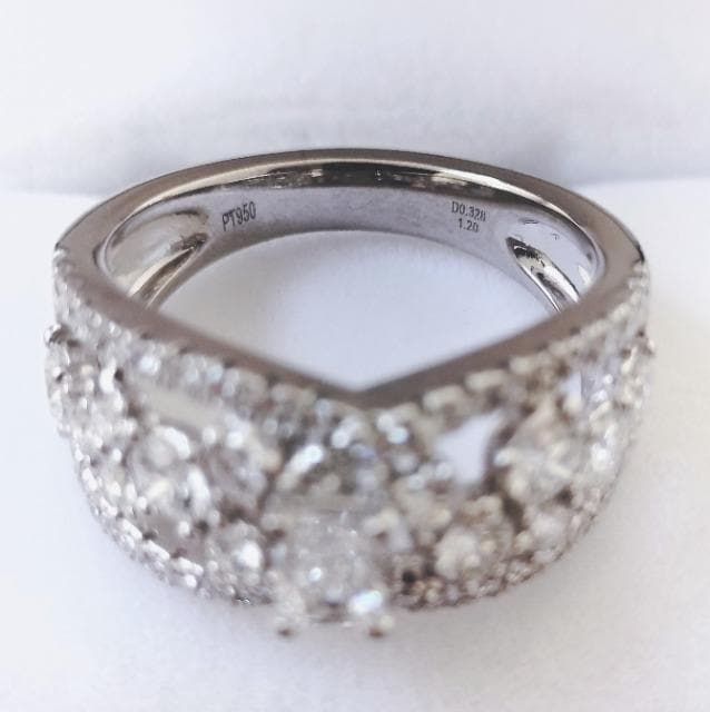 NXJbg _Ch O Pt950 0.328ct 1.20ct 10.0g  ANZT[/v 