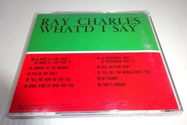 CE`[YWhat'd I SayRay Charles\Esoulu[X2270~  CD/DVD/rfI 