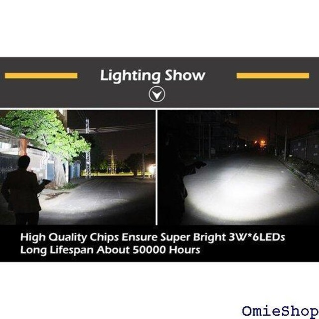 zmart 18W 12V 6 LED[NCg W[vΉ g^Ή SUV 4WD {[g gbN 125  /oCN