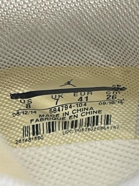 NIKE JORDAN V.2 LOW zCg 26cm iCL W[_  584794-104 NIKE LOW  uh 