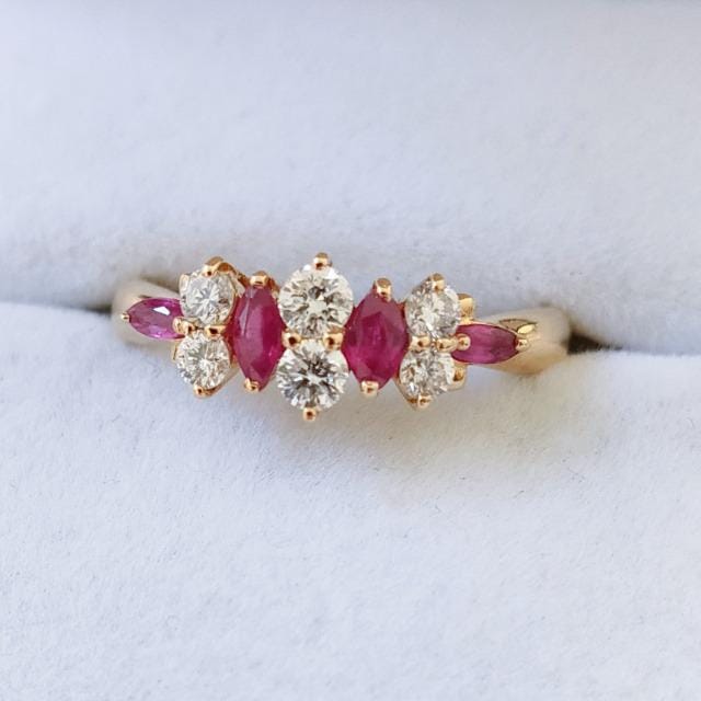 _Ch~r[ O K18YG 0.37ct 0.35ct 3.2g  ANZT[/v 