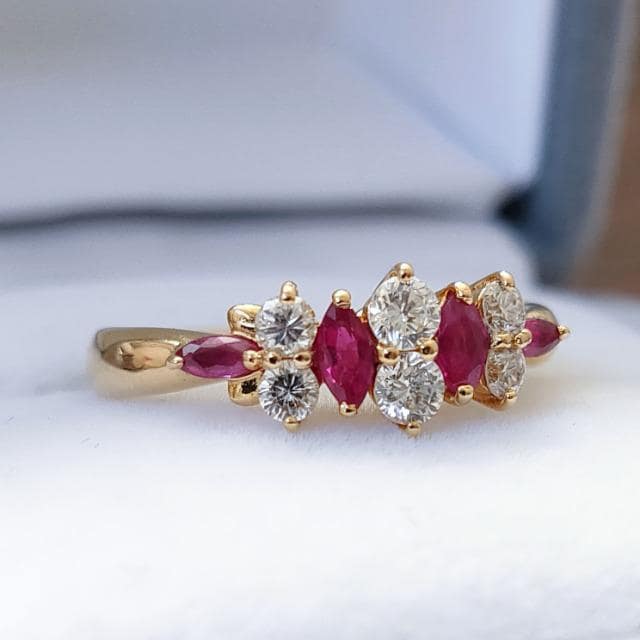 _Ch~r[ O K18YG 0.37ct 0.35ct 3.2g  ANZT[/v 