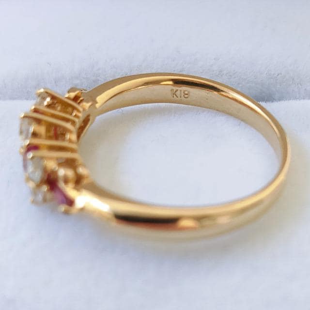 _Ch~r[ O K18YG 0.37ct 0.35ct 3.2g  ANZT[/v 