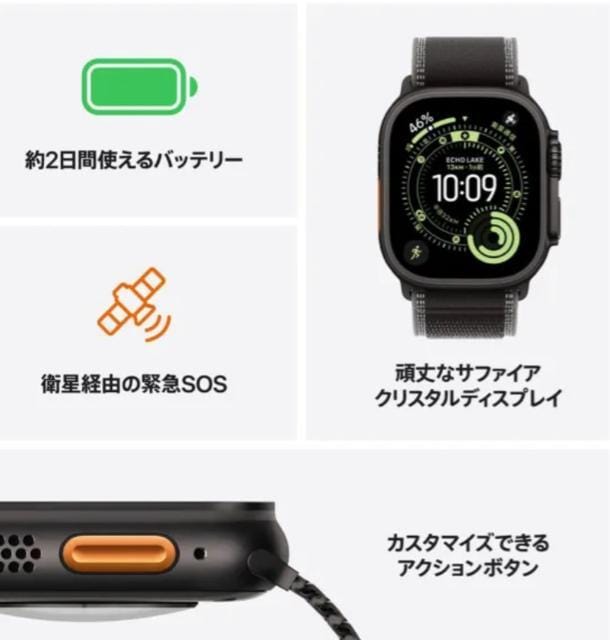 Apple Watch Ultra3 49mm  Ɠd/AV 