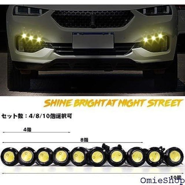 LED fCCg 18mm X|bgCg {g^  Px ߍ݌^ 12Vp 8Zbg zCg 172  /oCN