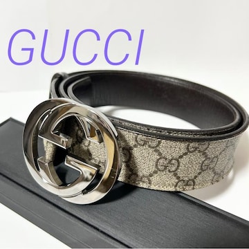 i GUCCI Ob` xg C^[bLOG GG PVC U[