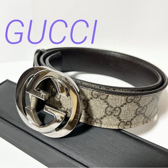 i GUCCI Ob` xg C^[bLOG GG PVC U[   uh 
