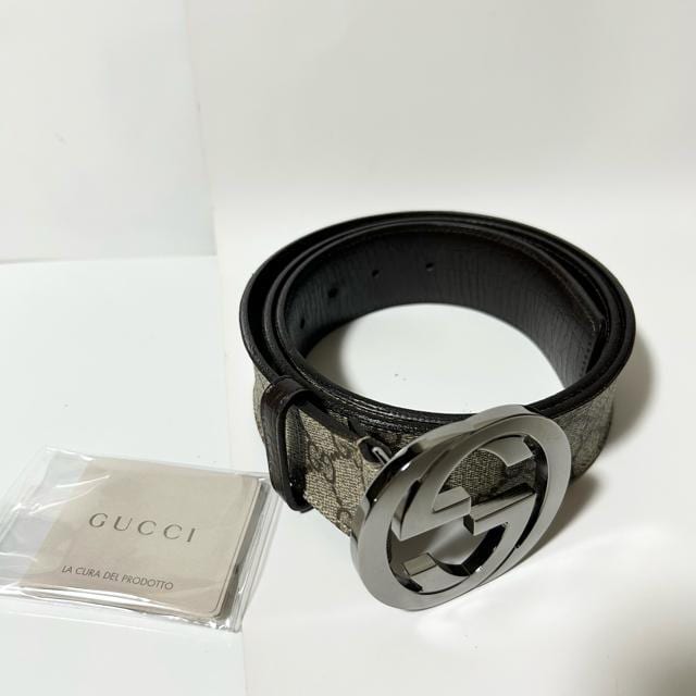 i GUCCI Ob` xg C^[bLOG GG PVC U[  uh 