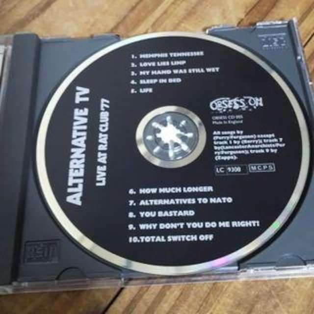 CD Live At Rat Club '77/Alternative TV  CD/DVD/rfI 
