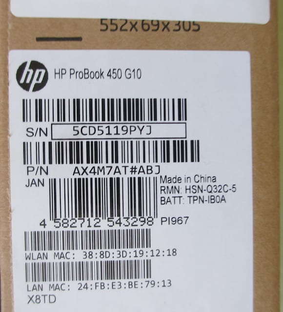 @ViJ@2025.4o ProBook 450 G10 Ci5E8GBE256GB Wi-Fi6E  A  PC{/Ӌ@ 