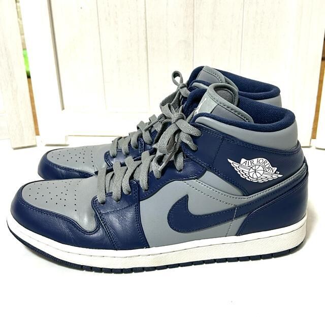 i NIKE AIR JORDAN1 MID W[W^E 28cm iCL  uh 