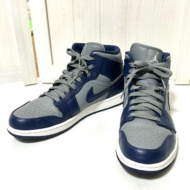 i NIKE AIR JORDAN1 MID W[W^E 28cm iCL  uh 