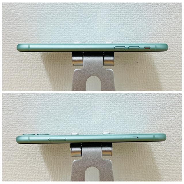 A 100% iPhone 11 128 GB SIMt[ O[ {  Ɠd/AV 