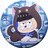 ☆送料無料☆おそ松さん☆しば松/缶バッジ☆カラ松☆新品未開封☆