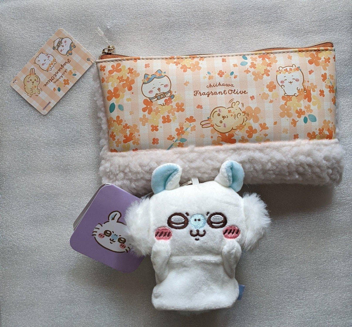ちいかわぬいぐるみキーカバー モモンガ 、ハチワレ、うさぎセット新品 ちいかわ ぬいぐるみキーカバー（モモンガ） | ちいかわ