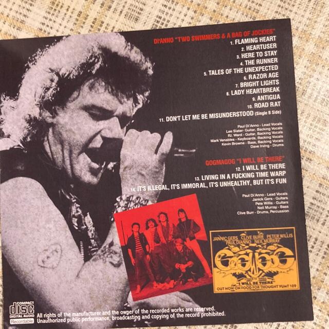 yfBAmǓzAՁ@PAUL Di'ANNO - Di'ANNO & GOGMAGOG ACAECf  CD/DVD/rfI 