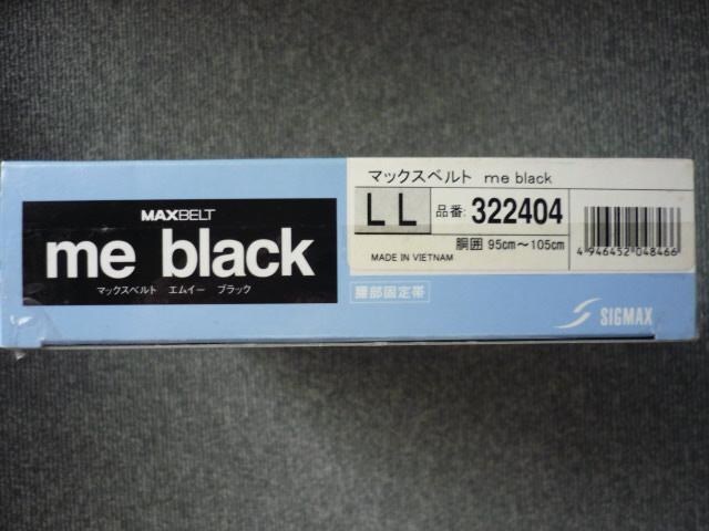SIGMAXuMAXBELTŒ me black LLvT21  wX/r[eB[ 