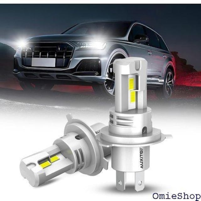 AUXITO H4 LED wbhCg ԌΉ H ̌^ |t led H4  ̔ 2Zbg 823  /oCN