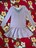 miel crishunant☆薄ピンク☆ワンピース☆キラキラビジュー襟☆