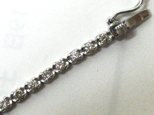 ɔi Pt950v`i ejX uXbg _C 1.00ct 17cm  ANZT[/v 
