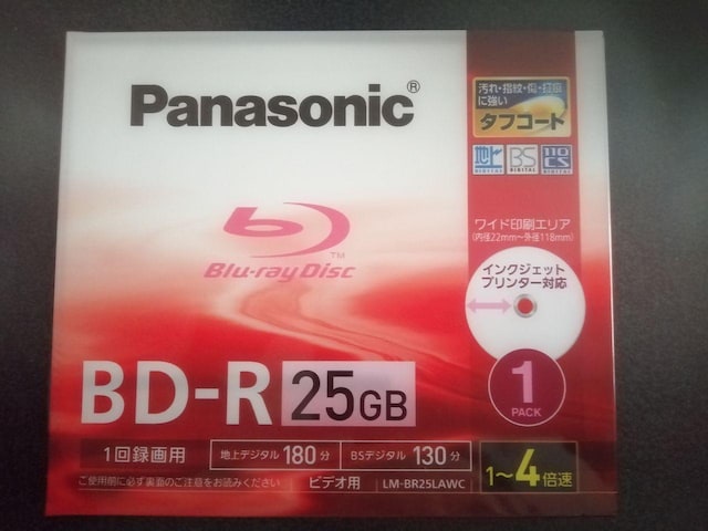 yViEzPanasonic u[C BD-R 25GB   CD/DVD/rfI 