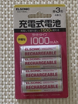 ELSONIC G\jbN [ddr P3dr 4{ 1000mAh ECK-T3N4L [dČJԂg mW}