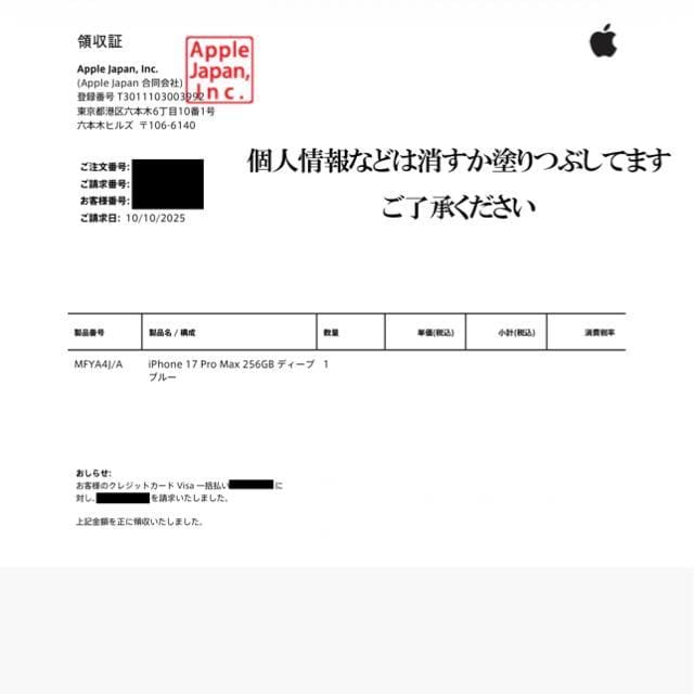 yViJziPhone17ProMax 256GB fB[vu[   Ɠd/AV 