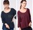 定価3,900円【新品】BENETTONベネトン●イレギュラーヘムブラウス●紺ネイビー