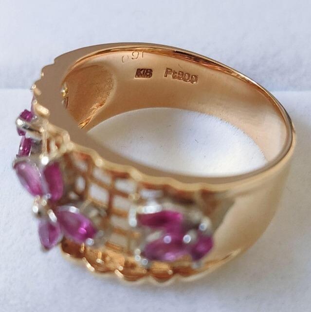 S[h~v`i~r[ O K18YG Pt900 0.91ct 6.5g  ANZT[/v 