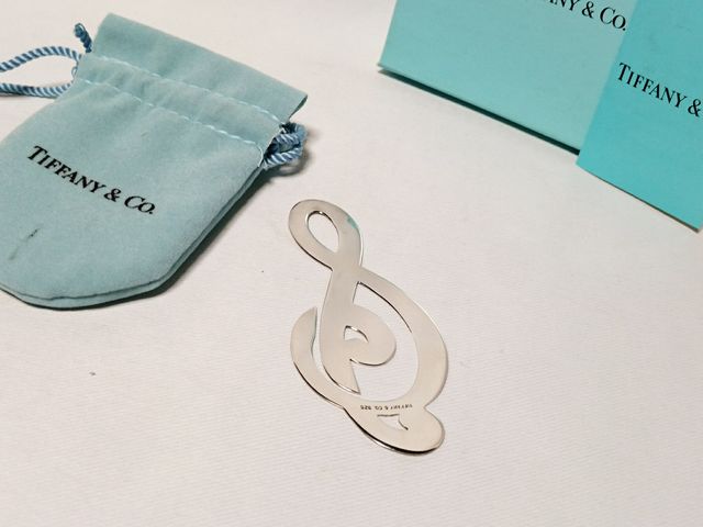 正規 限定 TIFFANY 音符 アーティストマネークリップ SV925 財布 正規限定 Tiffany & Co ティファニー 音符 アーティスト