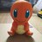ポケモン・和風ちりめん生地ぬいぐるみ。ヒトカゲ