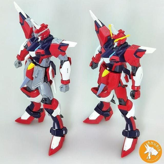 HG 1/144 イモータルジャスティスガンダム ミキシング 塗装済み完成品 HG 1/144 イモータルジャスティスガンダム ミキシング 塗装済み