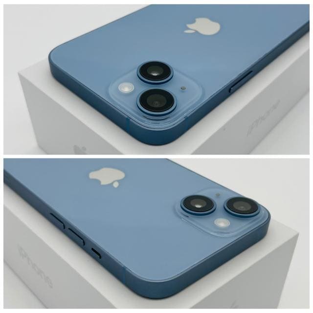 S 100% iPhone 14 128 GB SIMt[ u[ {  Ɠd/AV 