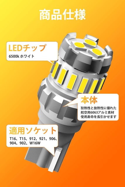 T16 LED, obNv  ޓ LZ[  zCg (2)  /oCN
