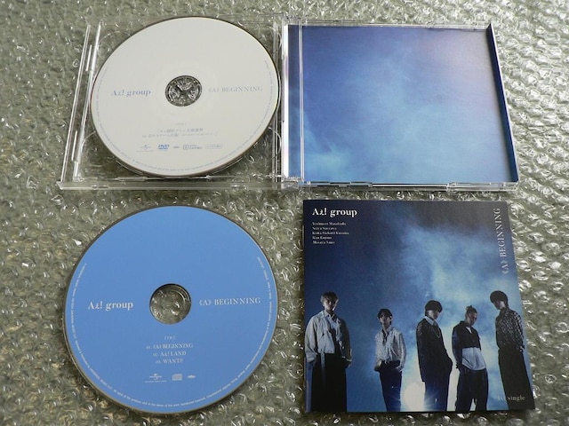 A! group^ABEGINNINGyBzCD+DVDiZh[Cuf^F130jɂoi  CD/DVD/rfI 