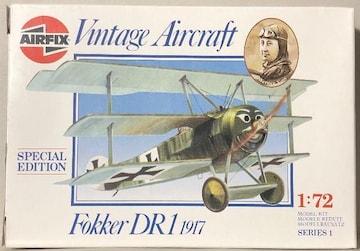 1/72 AIRFIX Fokker DR1 Triplane 1917 SPECIAL EDITTON