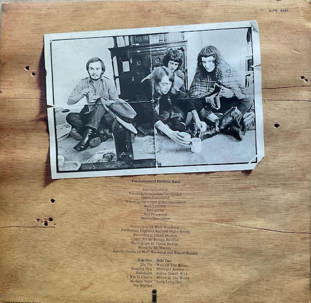 THE SUTHERLAND BROTHERS BAND / THE SUTHERLAND BROTHERS BAND  CD/DVD/rfI 