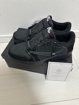 AIR JORDAN 1 LOW BLACK PHANTOM travis