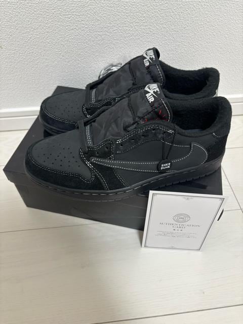 AIR JORDAN 1 LOW BLACK PHANTOM travis   jt@bV 